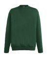 Heren Sweater Fruit of the Loom Lightweight Set-In 62-156-0 Bottle Green